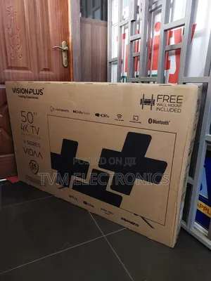 Vision Plus 50′′ Vp8850kv Frameless V+ Os Smart Tv