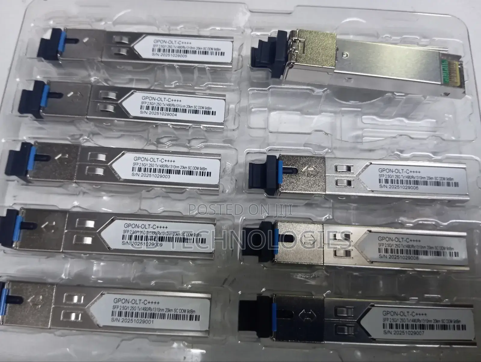 Gpon Olt SFP C+ 1.25g 20km 9db