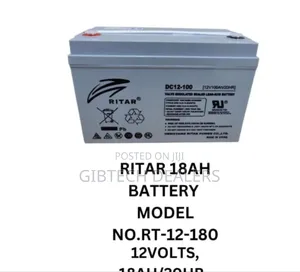 Ritar 18ah Battery 12volts 18ah/20hr