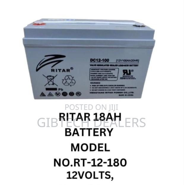 Ritar 18ah Battery 12volts