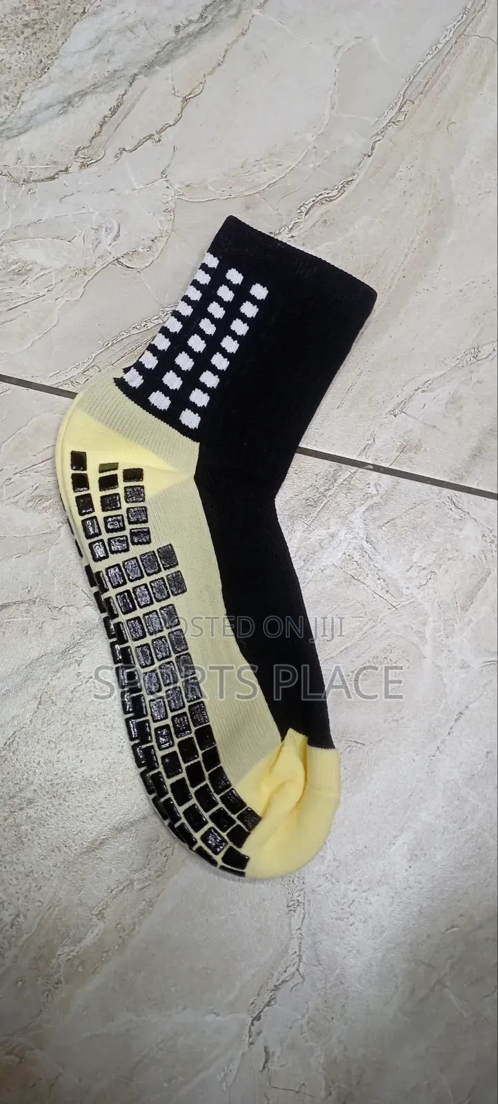 Black Non-Slip Grip Socks