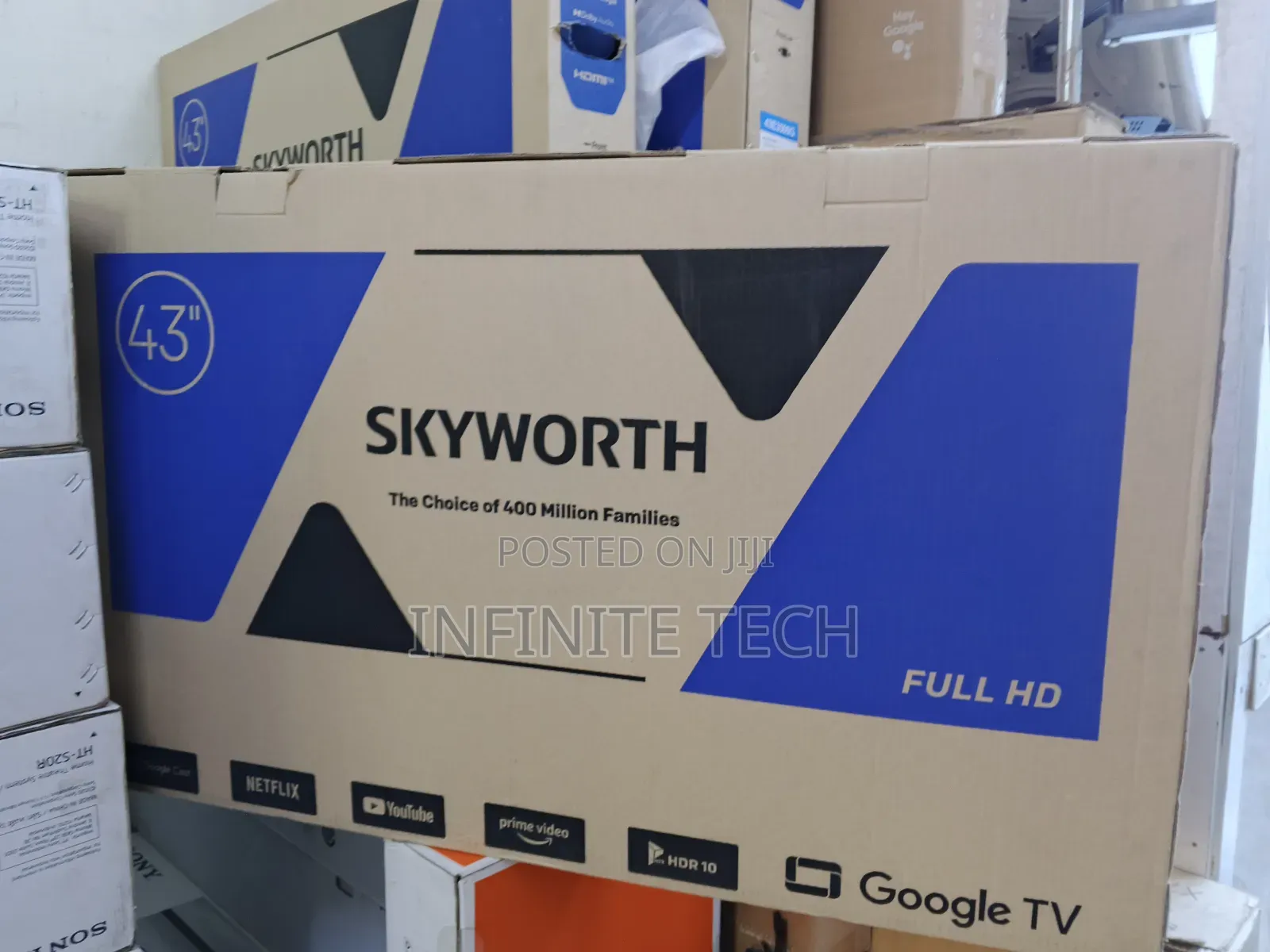 Skyworth 43′′ 43q6600 Smart Frameless Google Tv