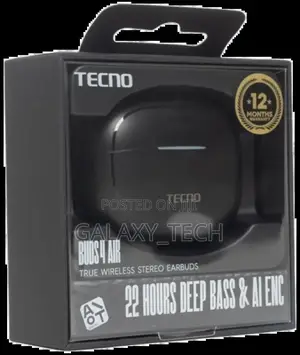 Tecno Buds 4 Air Bd04* True Wireless Stereo Earbuds