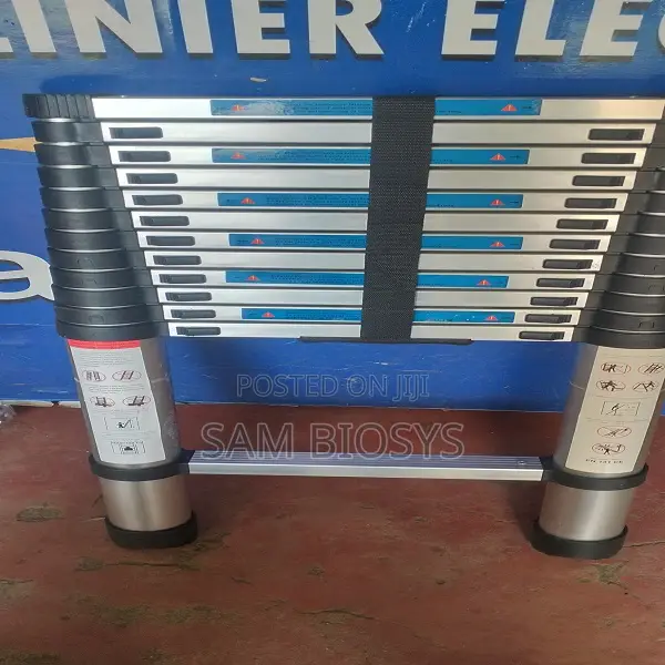 3.8m Portable Telescopic Aluminium Ladder