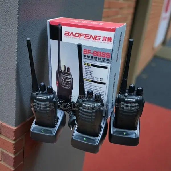 Baofeng Bf-888s Portable 16ch Security Walkie Talkie With Battery