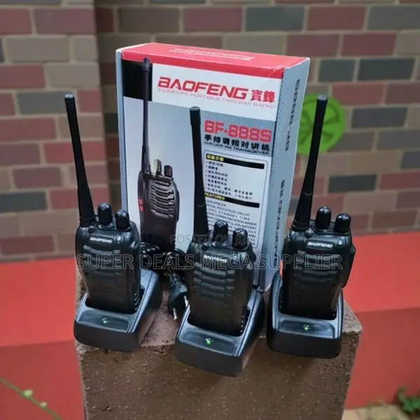 Bf-888s Baofeng Long Range 2-Way Radio 16ch Handheld Security Unit