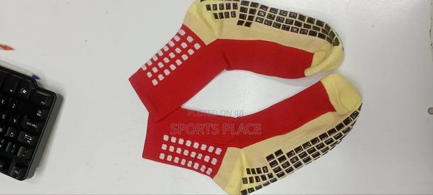 Red Football Grip Socks - thumbnail 4