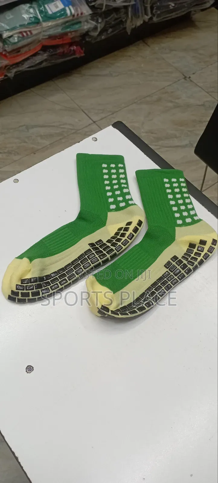 Green Grip Socks