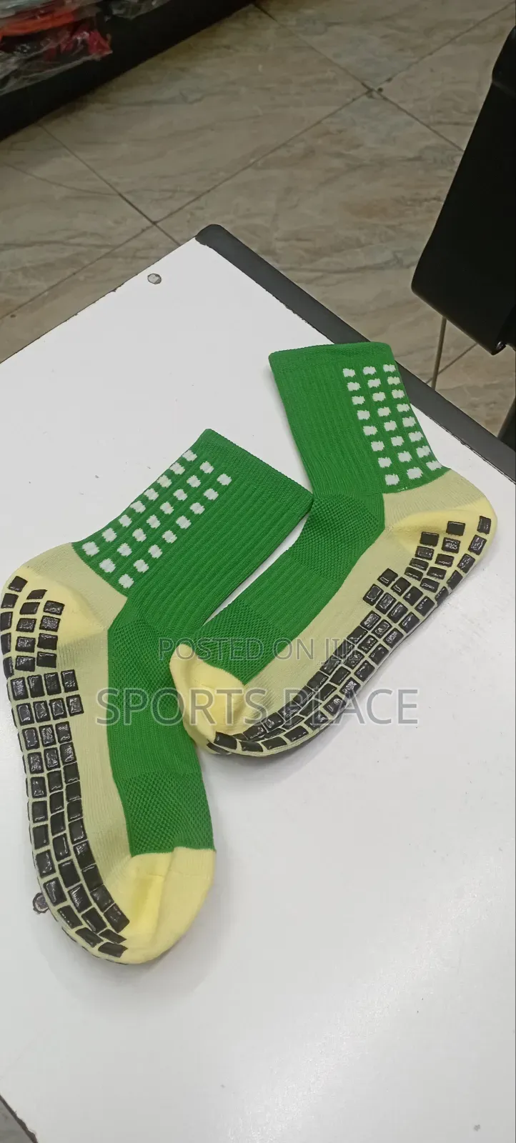 Green Grip Socks