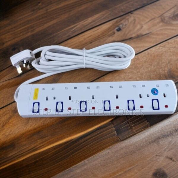 JSB 6-Way Abs Premium Safety Shuttered Power Extension Strip 5m