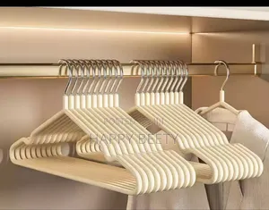 10pcs Clothes Hangers With Antislip Stainless Steel Hook.L