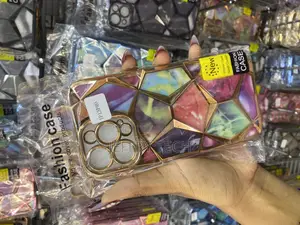 Sukova iPhone 13 Pro Geometric Diamond Shape Cover With Chrome Plating