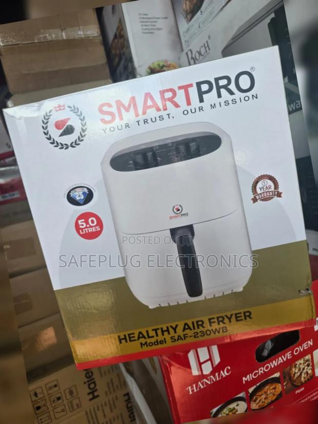 5l Smart Air Fryer - Digital Timer, 1500w, 8 Cooking Modes - main view