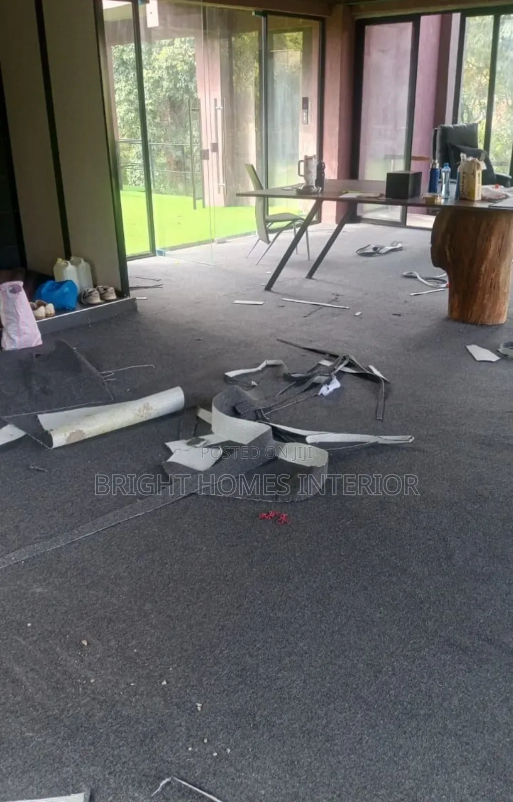 Dark Grey Church Floor Carpet Best for High Traffic