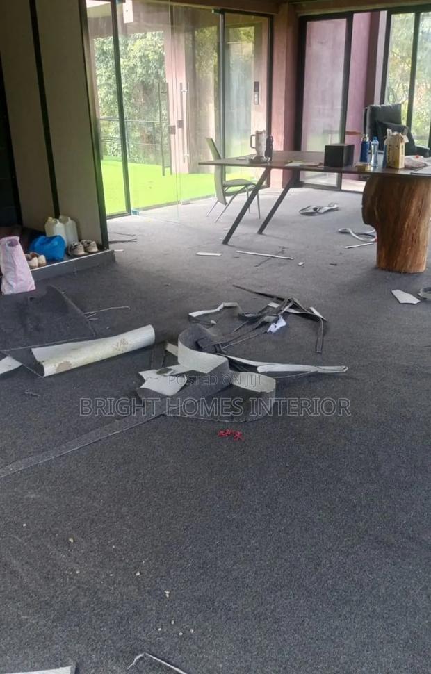 Dark Grey Church Floor Carpet Best for High Traffic