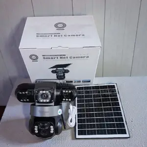 V380 Pro 4g PTZ 12mp Triple Lens Solar CCTV With Enhanced Night Vision