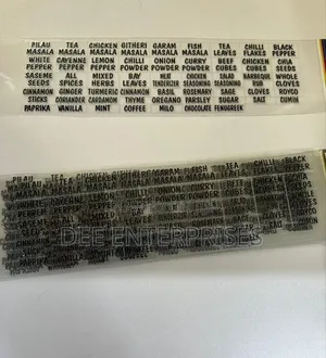 51 Kenya Spices Labels