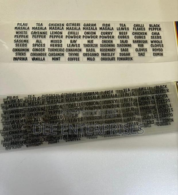 51 Kenya Spices Labels - main view