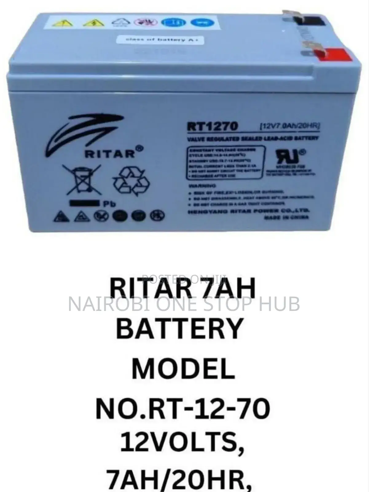 Sealed Lead-Acid Battery.