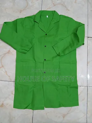 Green Dustcoat With Tear Resistance