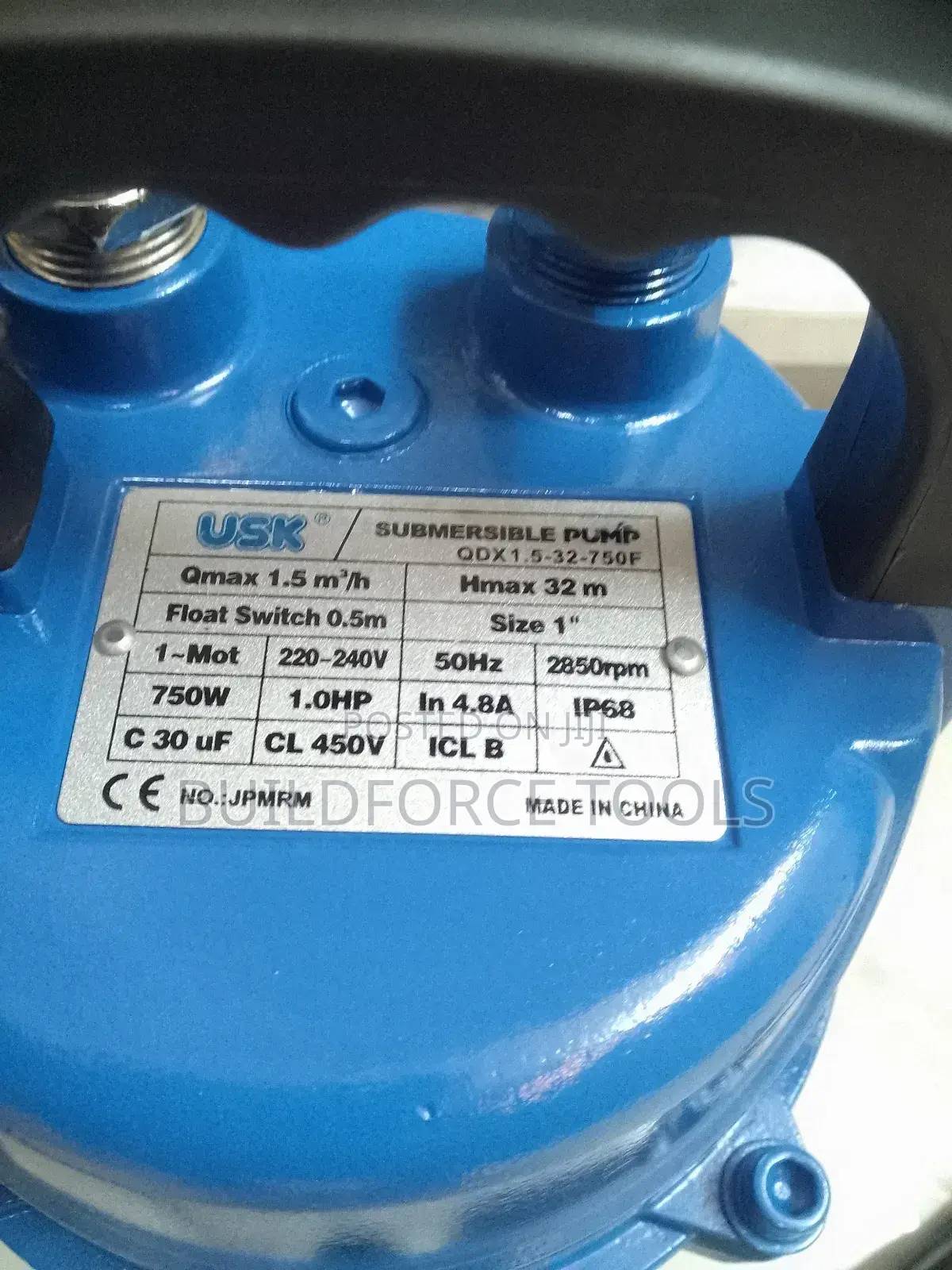 Qdxi.5-32-750f 1hp Submersible Pump
