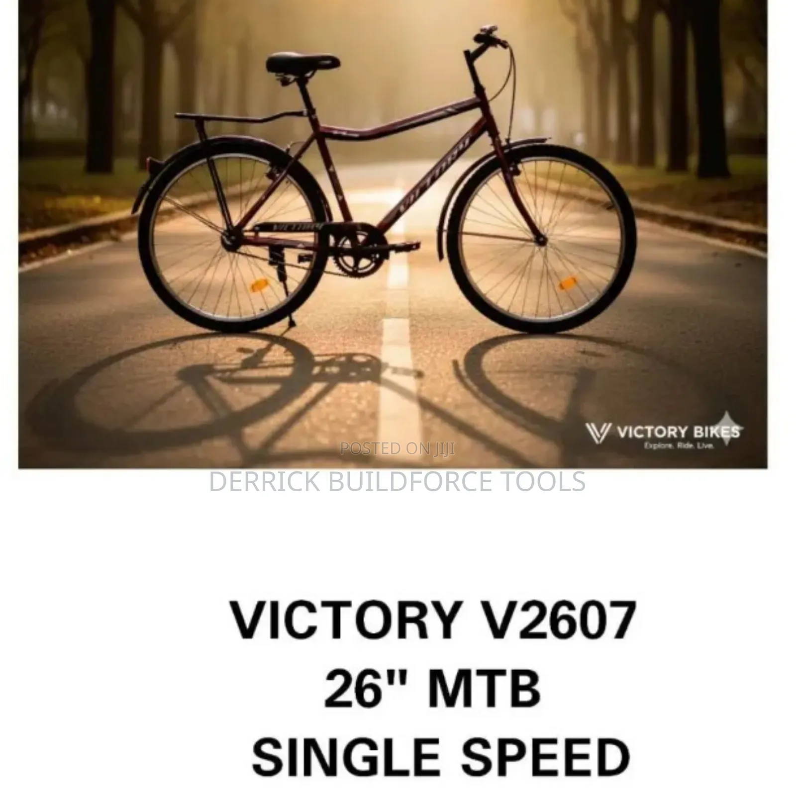 Victory V2607 26" MTB Single Speed Bicycle