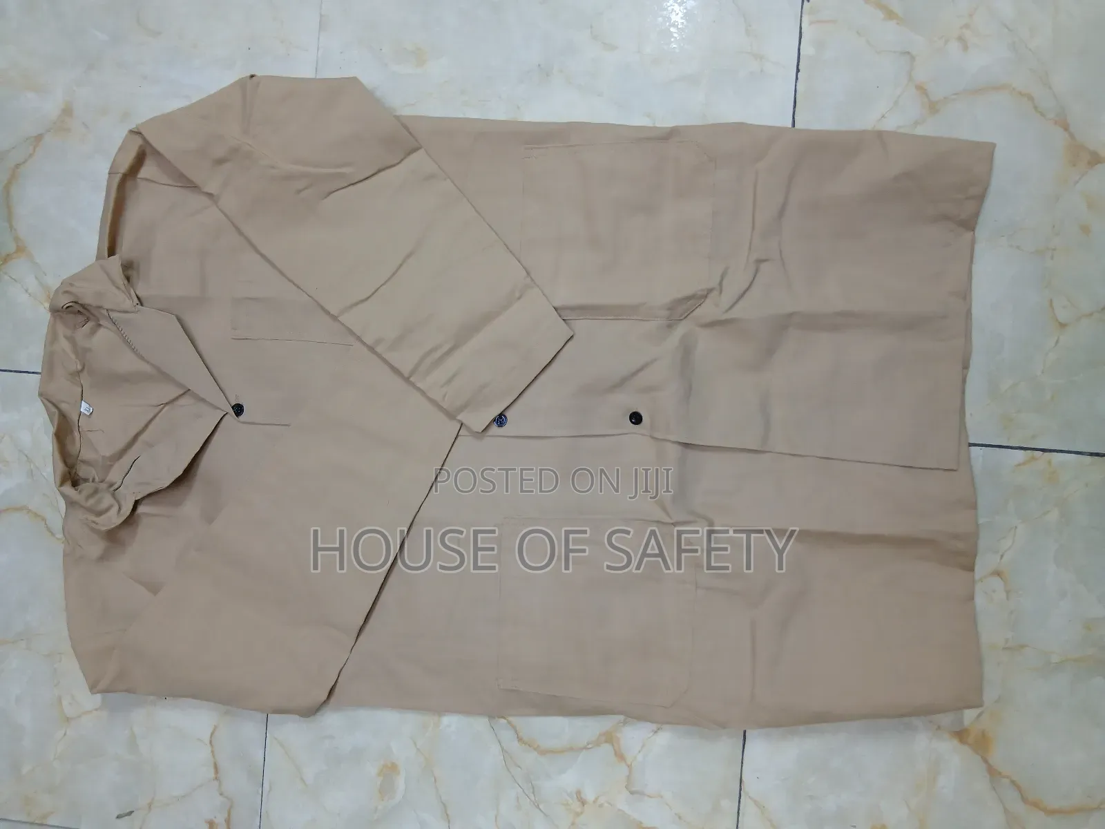 Beige Dustcoat Woven Fabric
