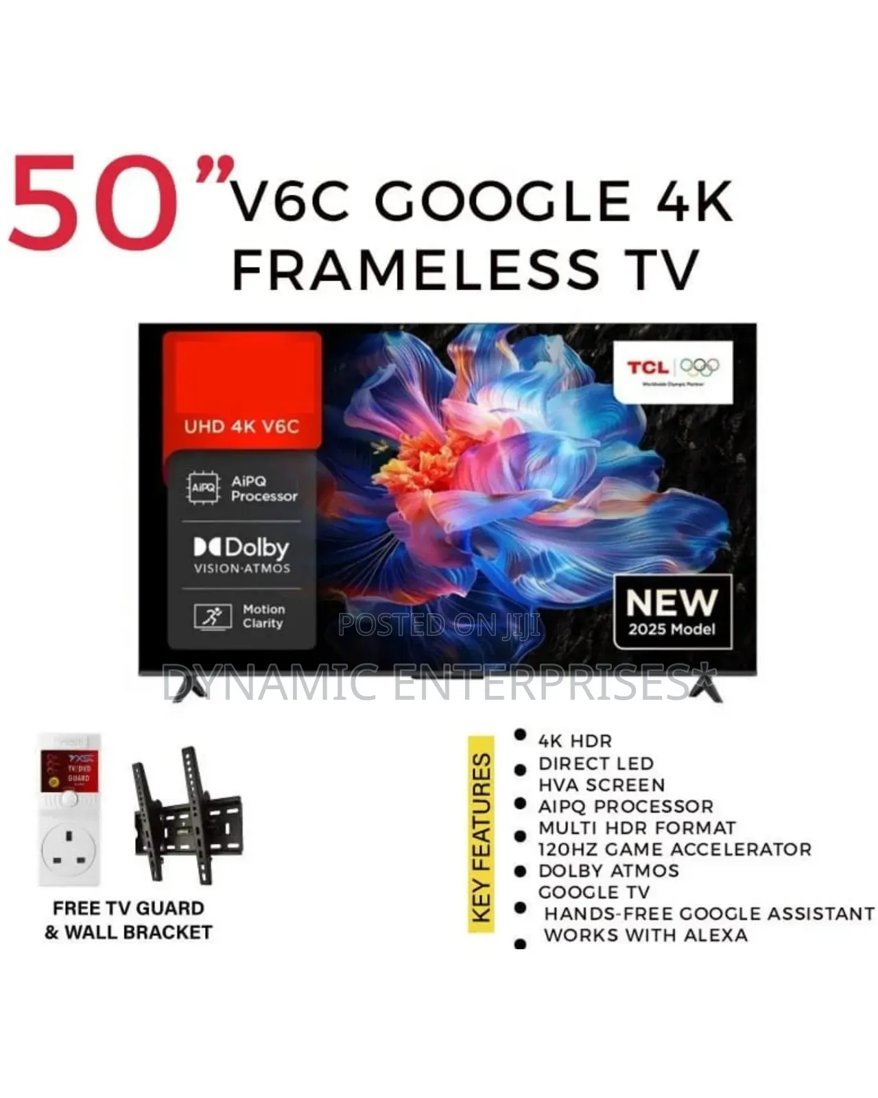 TCL V6c 50-Inch HDR Smart Google Tv