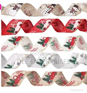 5 Meters Christmas Themed Ribbon