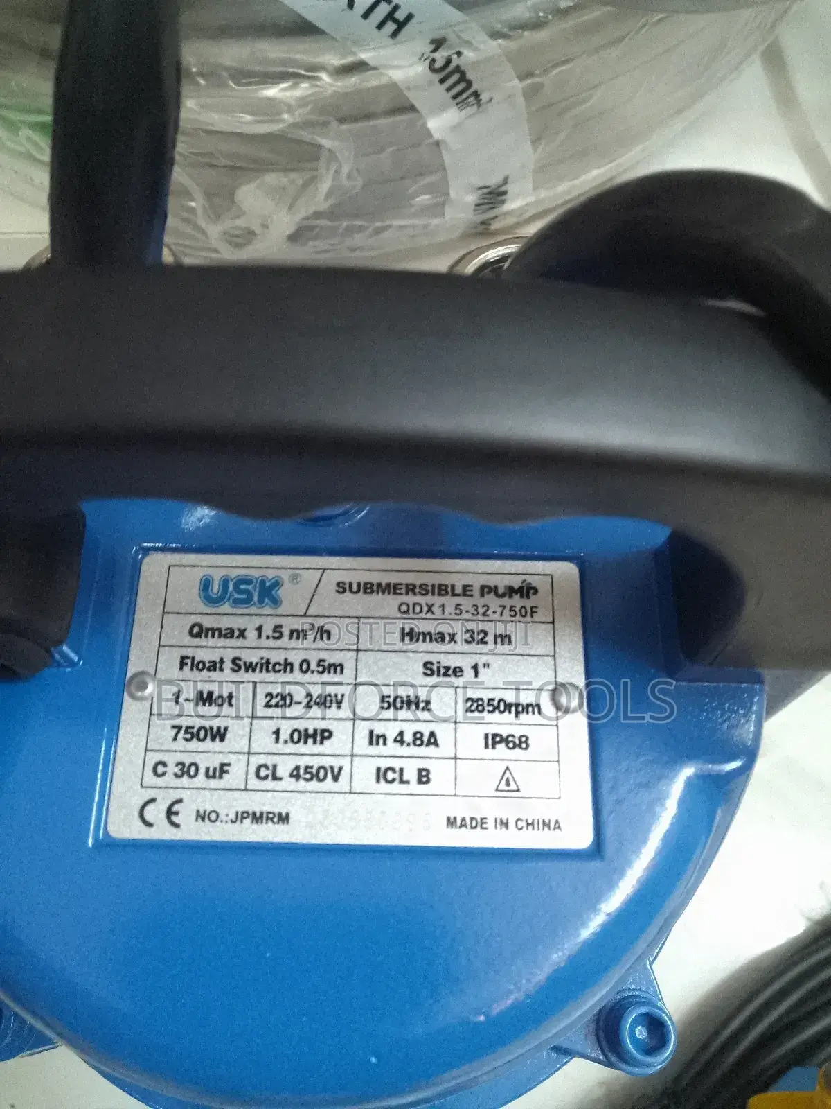 Usk 1hp Submersible Pump With Float Switch