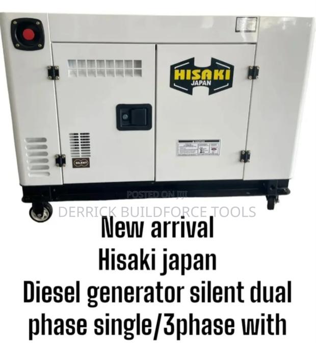 Hisaki Japan 16.25kva Dual Phase Diesel Silent Generator