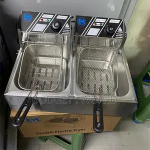 12l(6l+6l) Tank Energy Efficient Double Electric Deep Fryer Machine