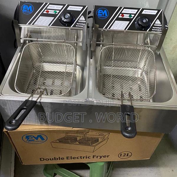 GPT 2500w 12l(6l+6l) Tank Stainless Steel Deep Fryer Machine