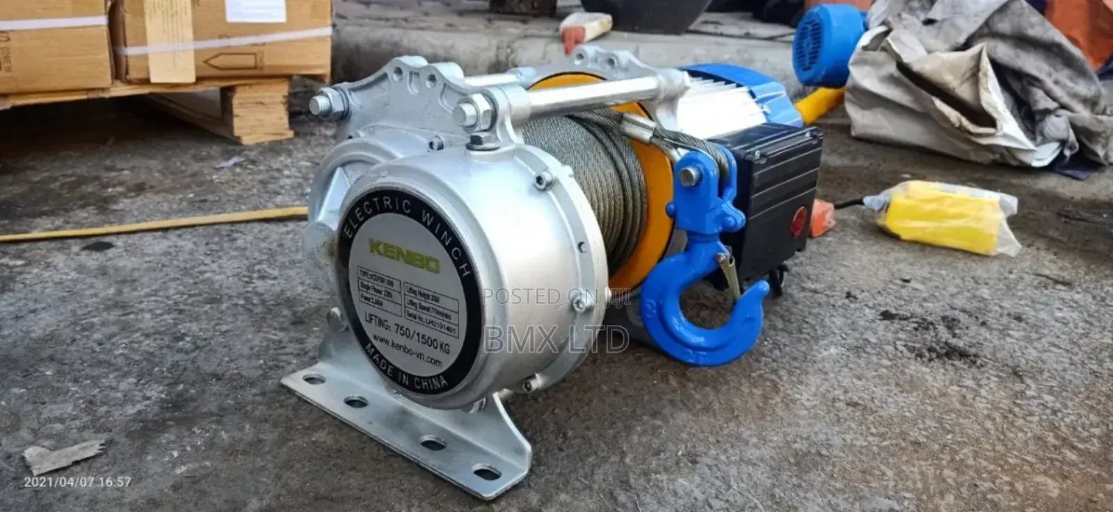 Smooth Lifting Heavy-Duty Wire Rope Electric Winch