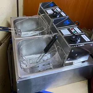 Quick Simple Frying 6l + 6l ) Commercial Double Deep Fryer