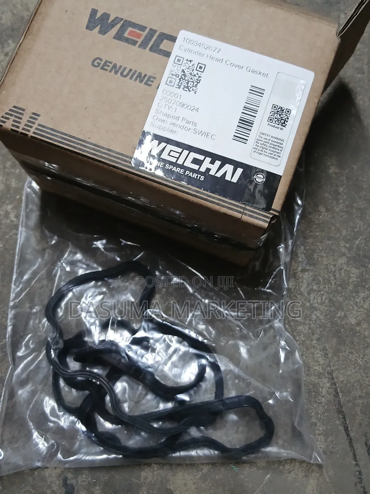 Weichai Cylinder Head Cover Gasket 