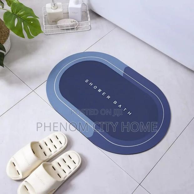 Greyish Design Rubber Bottom Absorbent Doormats - thumbnail 2