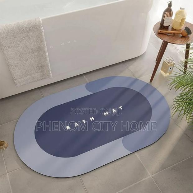 Greyish Design Rubber Bottom Absorbent Doormats