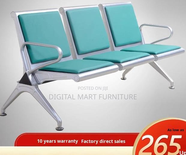 Black 3 Seater Park Bench - thumbnail 4