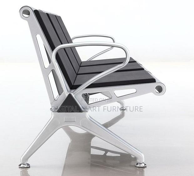 Black 3 Seater Park Bench - thumbnail 5