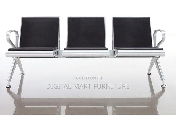 Black 3 Seater Park Bench - thumbnail 6