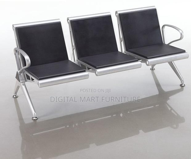 Black 3 Seater Park Bench - thumbnail 9
