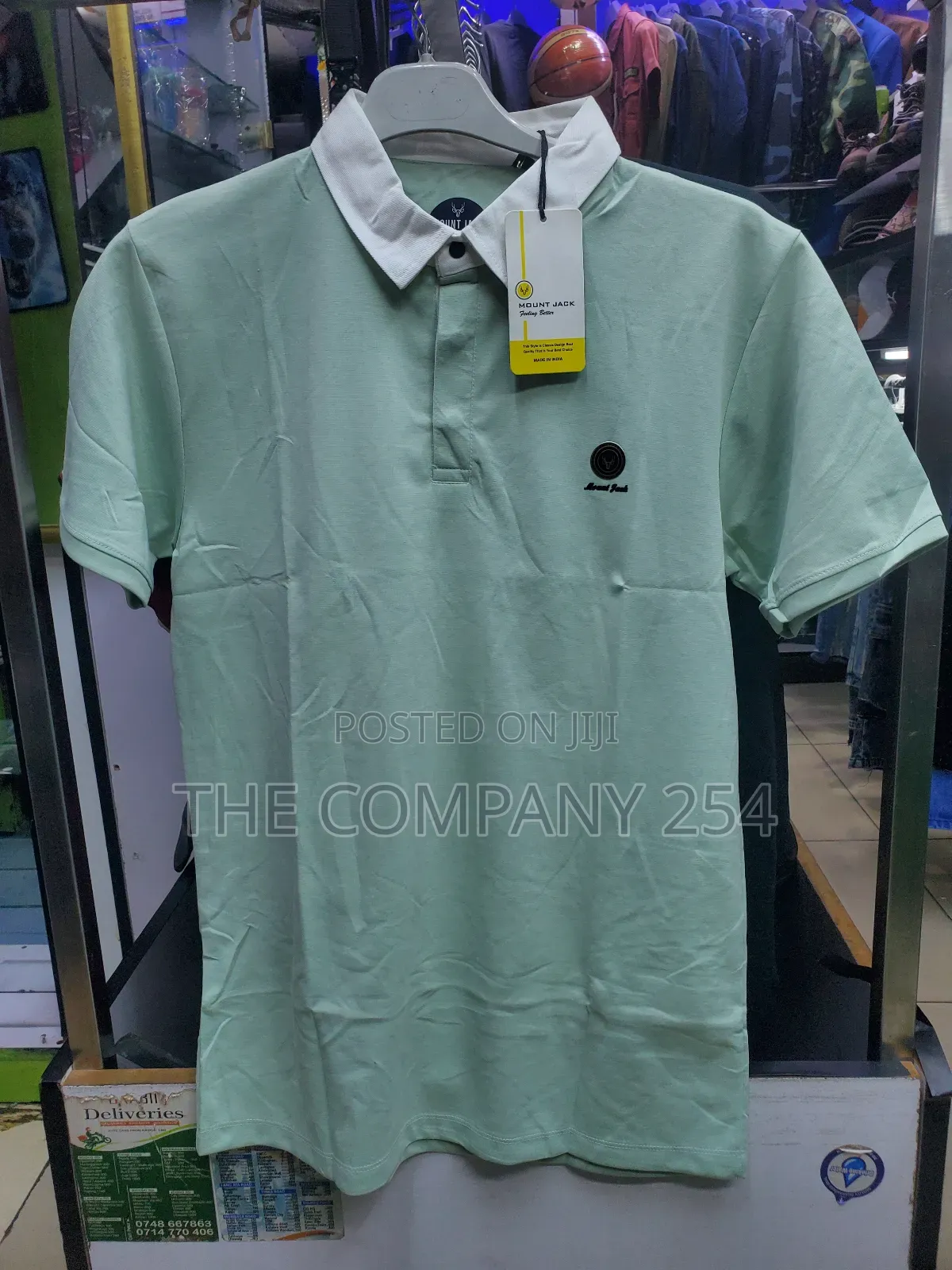 Quality Collar Shortsleeved Plain Shirts