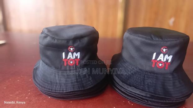 Branded Bucket Hats - main view