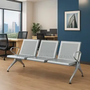 Steel Visitors Airport-Style Waiting Bench