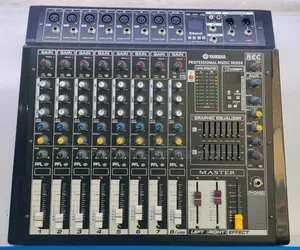 8 Channels Yamaha Powered Mixer Usb Bluetooth 1000 X 2 Watts Output