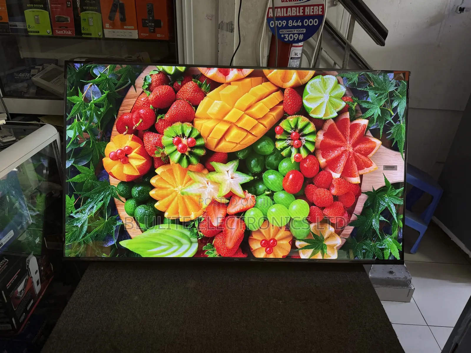 TCL 50” Google Frameless Tv
