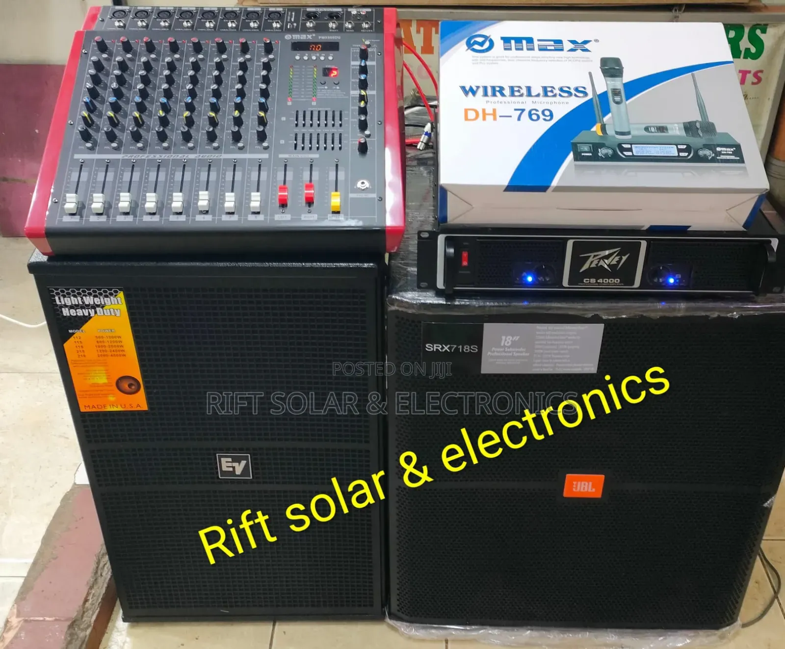 Outdoor 4000 Watts Full Sound System
