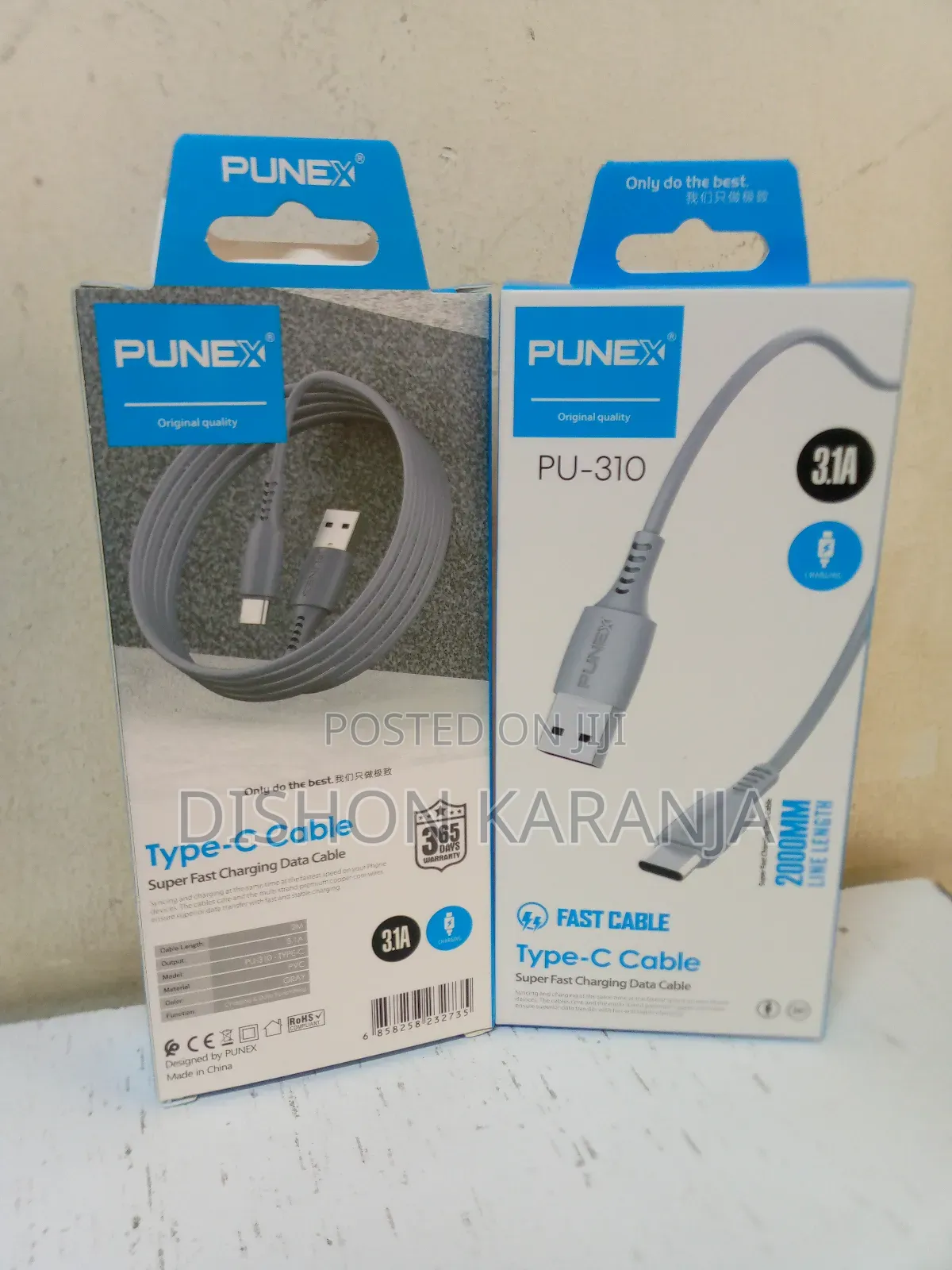 Type C Punex 2 Meters Charging Cable