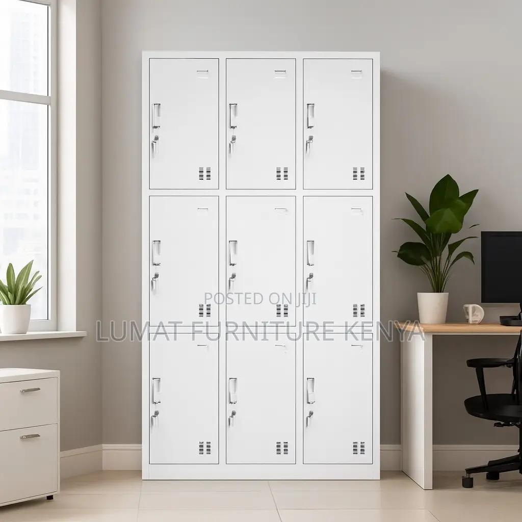 6 Lockers Metallic Cabinet – Strong Secure Storage